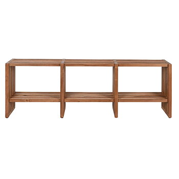 TV-möbler Home ESPRIT Naturell Teak 130 x 30 x 45 cm