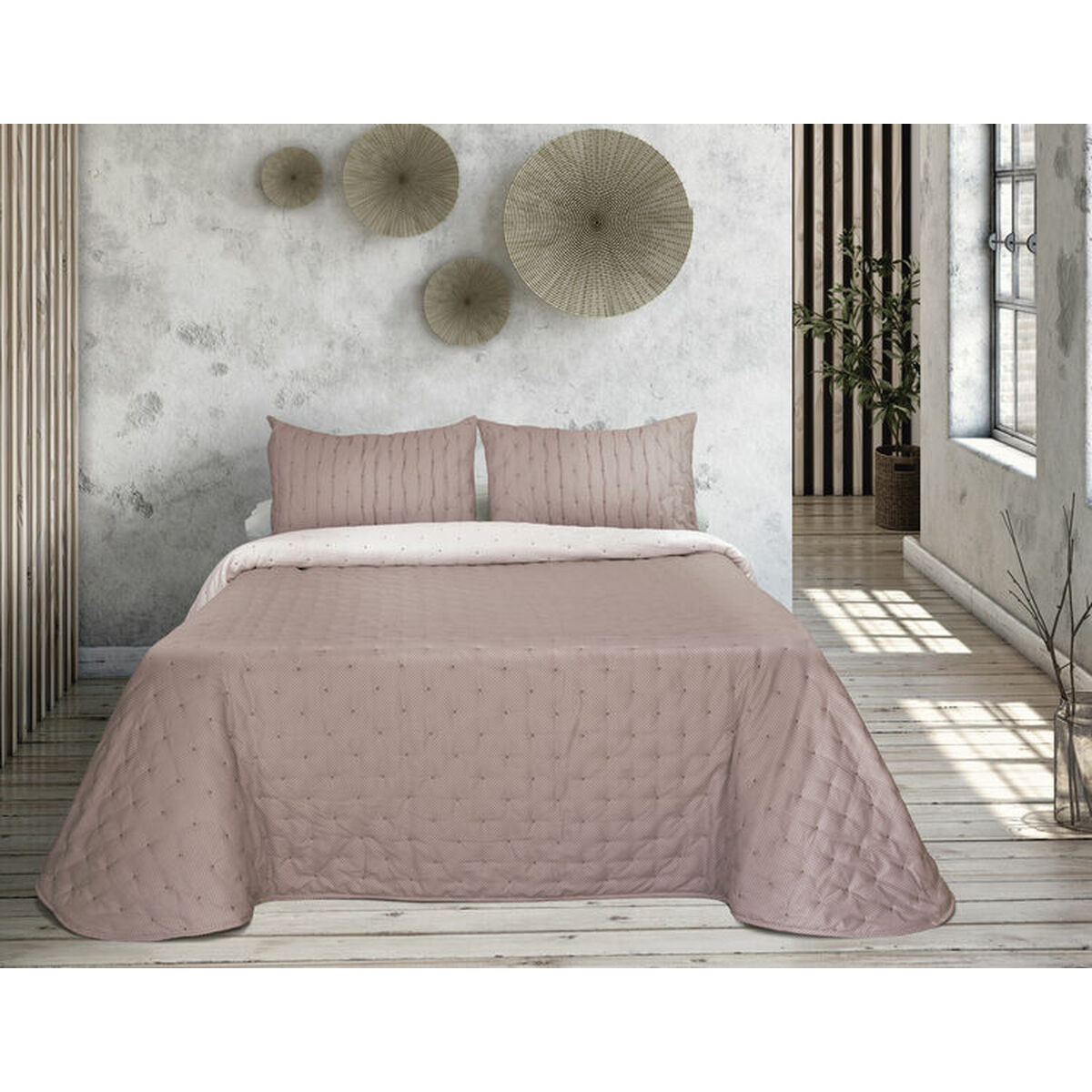 Sängöverdrag Pierre Cardin TRIANA Rosa Säng 105 (2 Delar) - 2
