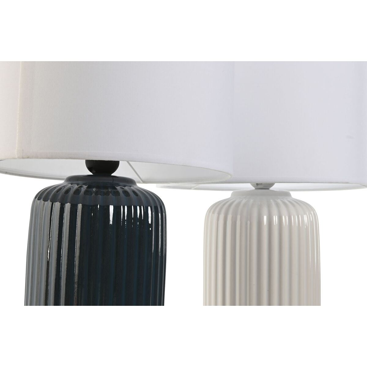 Bordslampa Home ESPRIT Keramik 28 x 28 x 47 cm (2 antal) - 2
