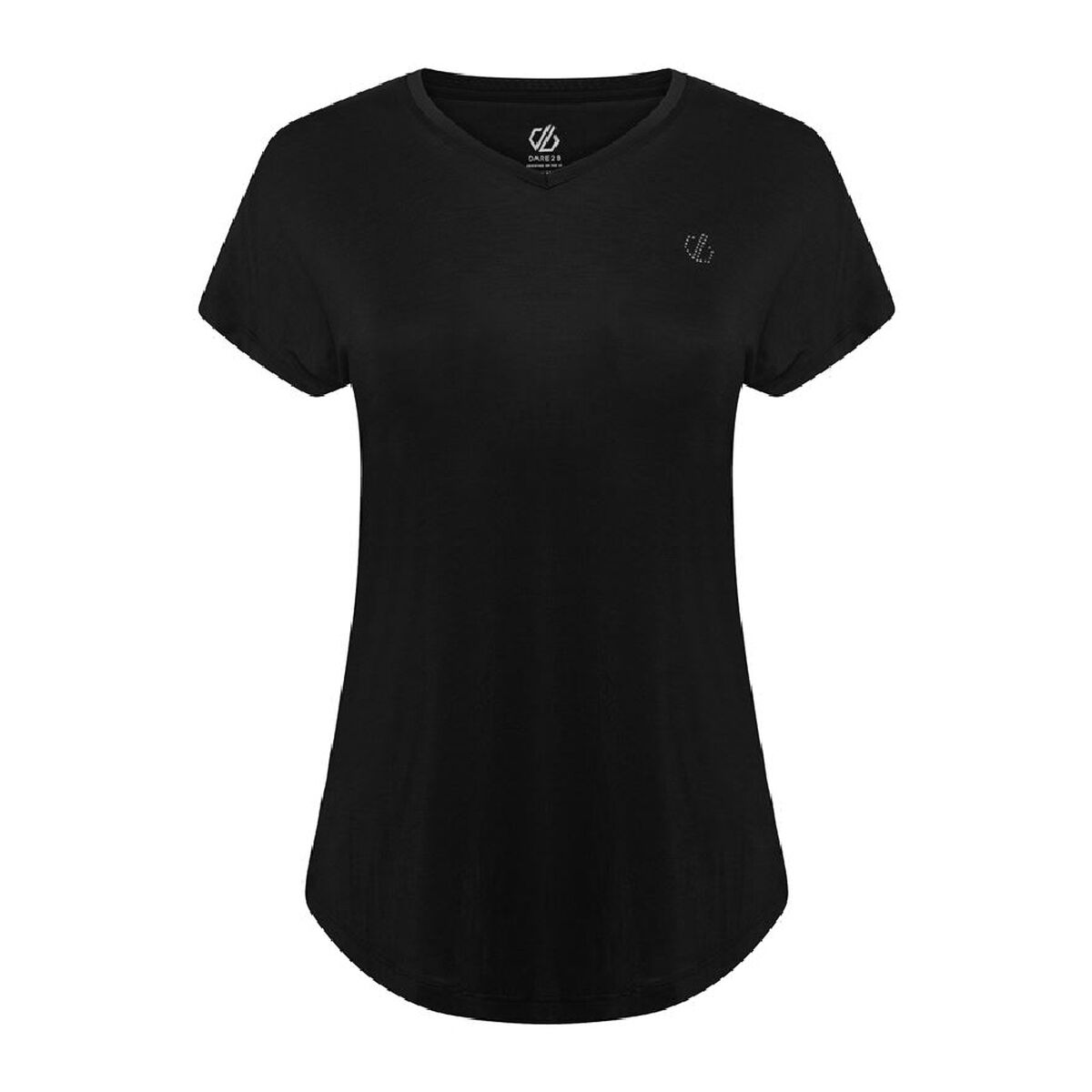 T-shirt med kortärm Dam Dare 2b Agleam Svart