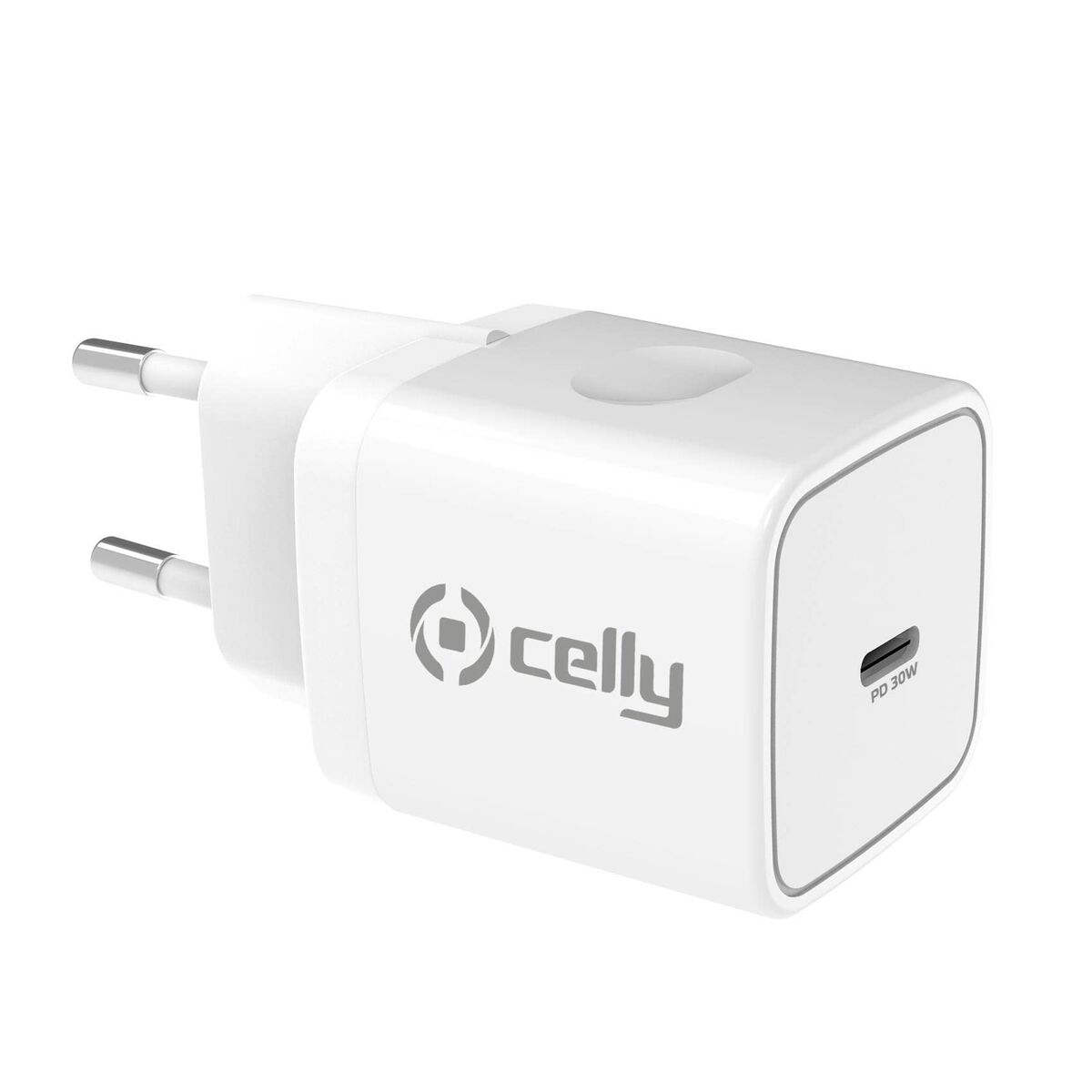 Batteriladdare Celly TC1USBC30WWH Vit - 2