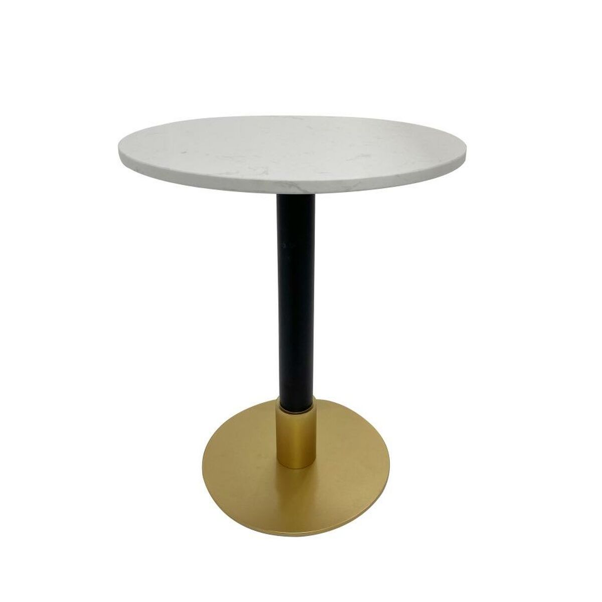 Sidobord DKD Home Decor Vit Svart Gyllene 50 x 50 x 61 cm
