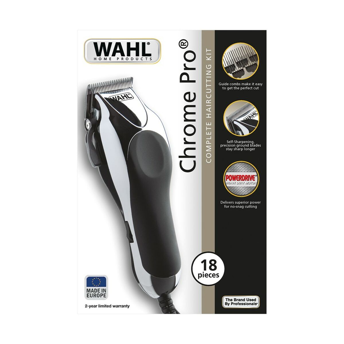 Hårtrimmer Wahl Chrome Pro - 2