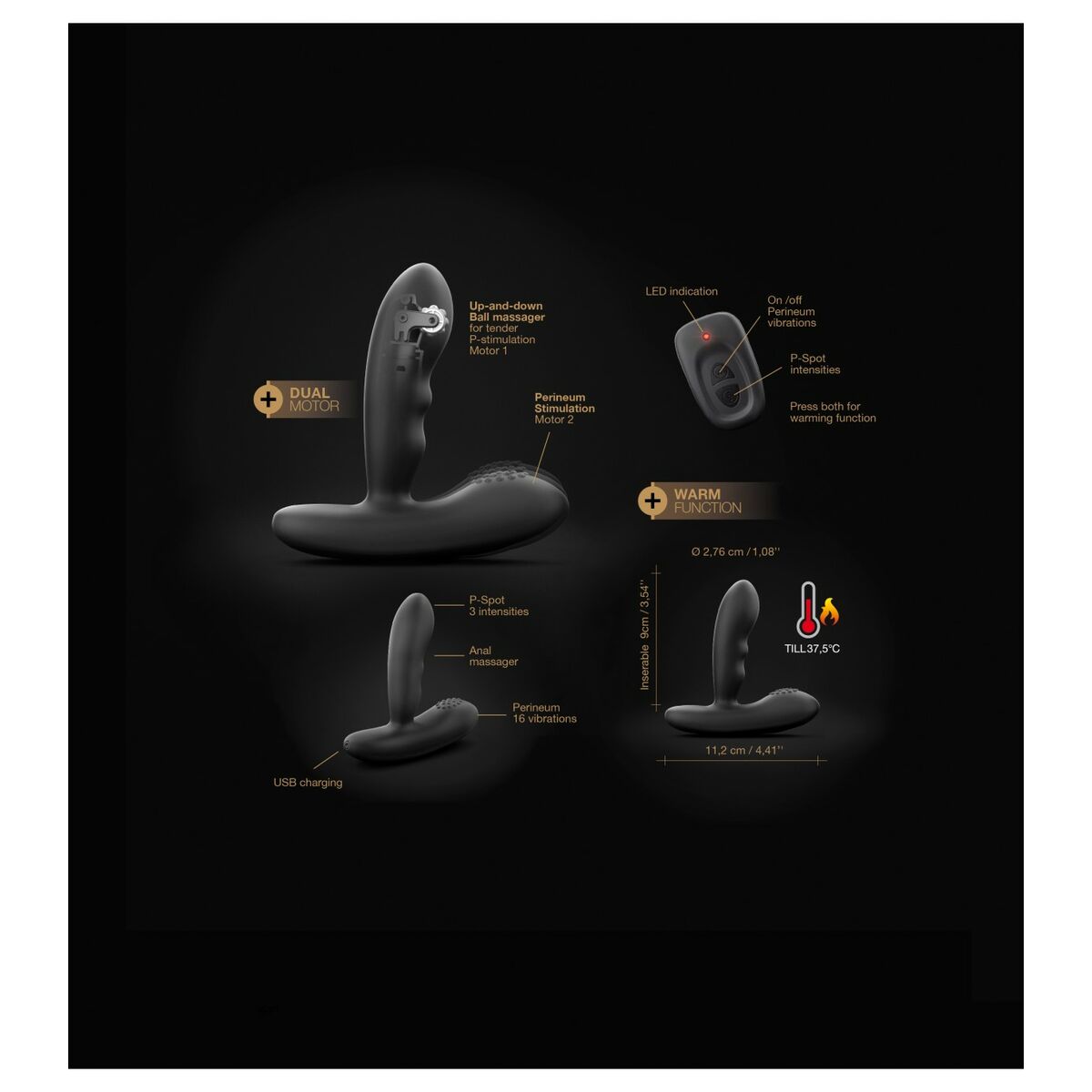 Vibrator Dorcel DOR189 Svart - 2