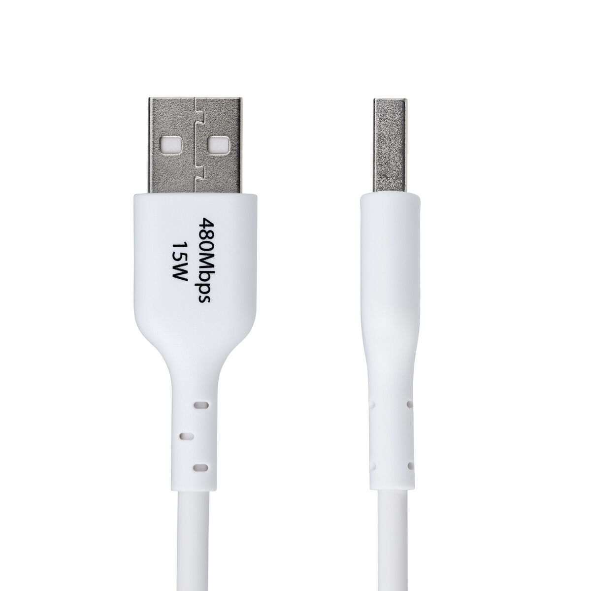 USB-kabel Startech USB2AC2MNCWHE Vit 2 m - 2