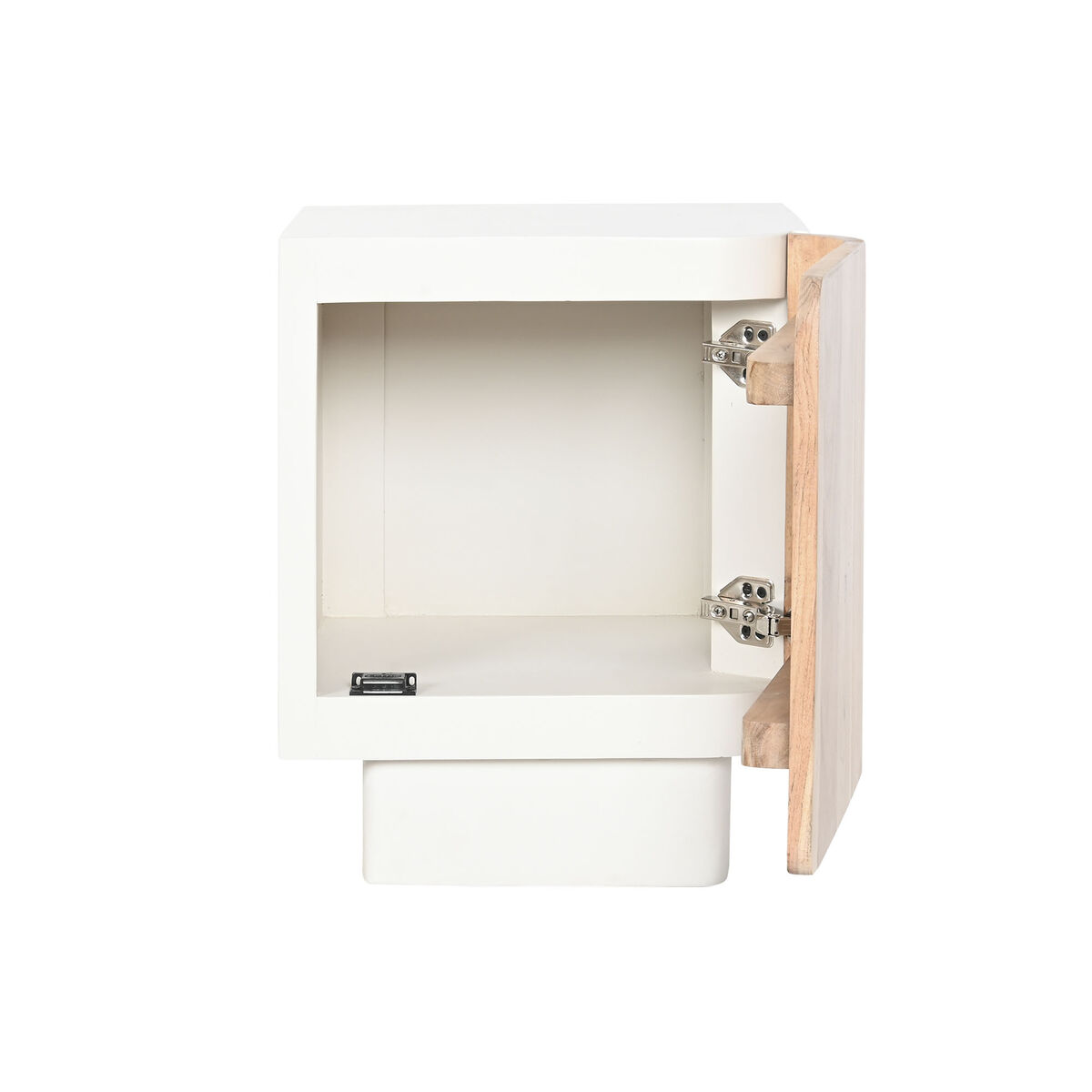 Nattduksbord Home ESPRIT Vit Naturell 40 x 35 x 50 cm - 3