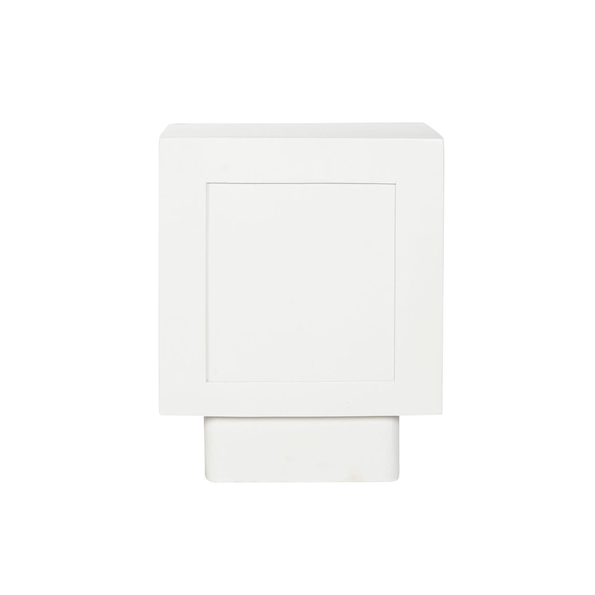 Nattduksbord Home ESPRIT Vit Naturell 40 x 35 x 50 cm - 2