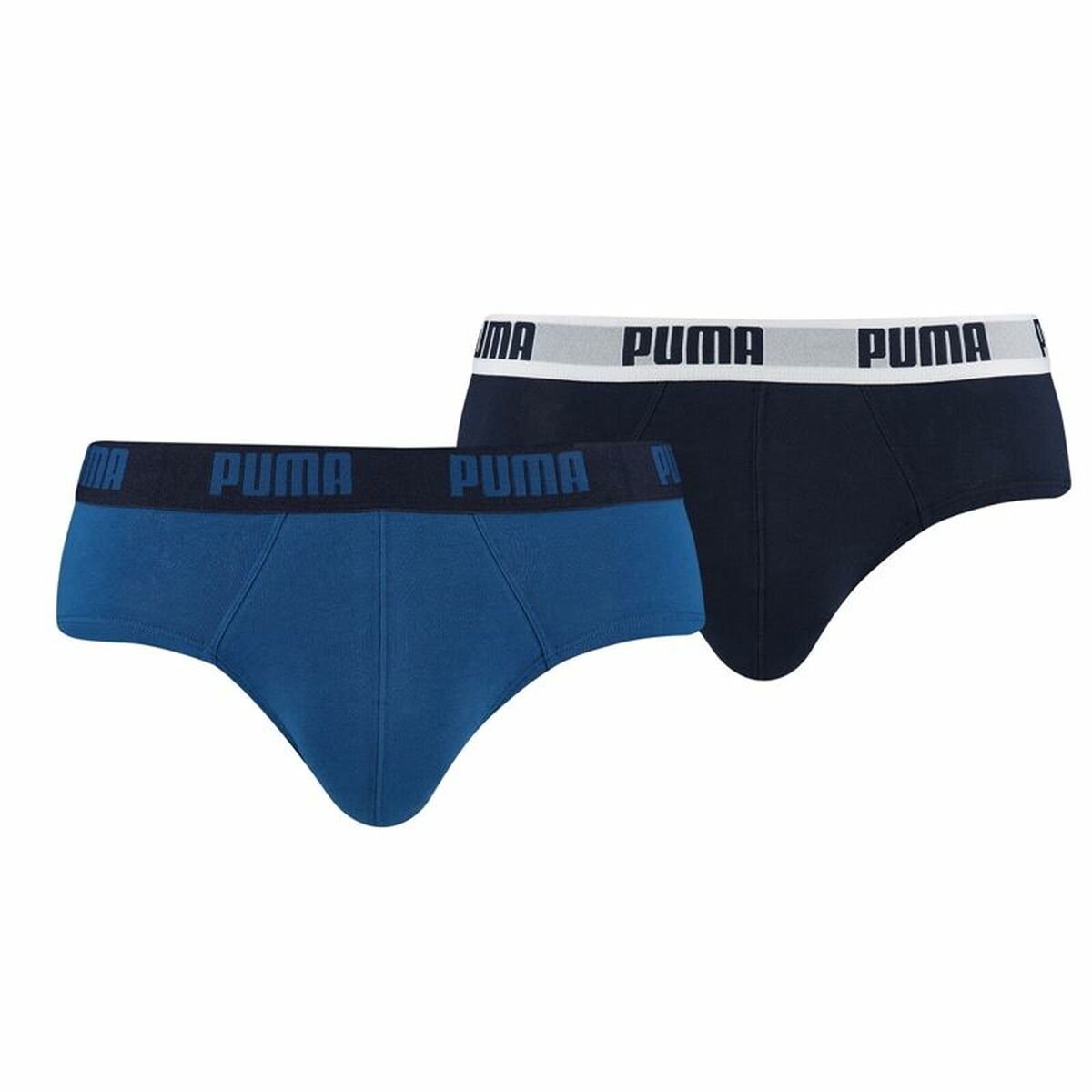 Förpackning med Kalsonger Puma Basic Blå 2 Delar