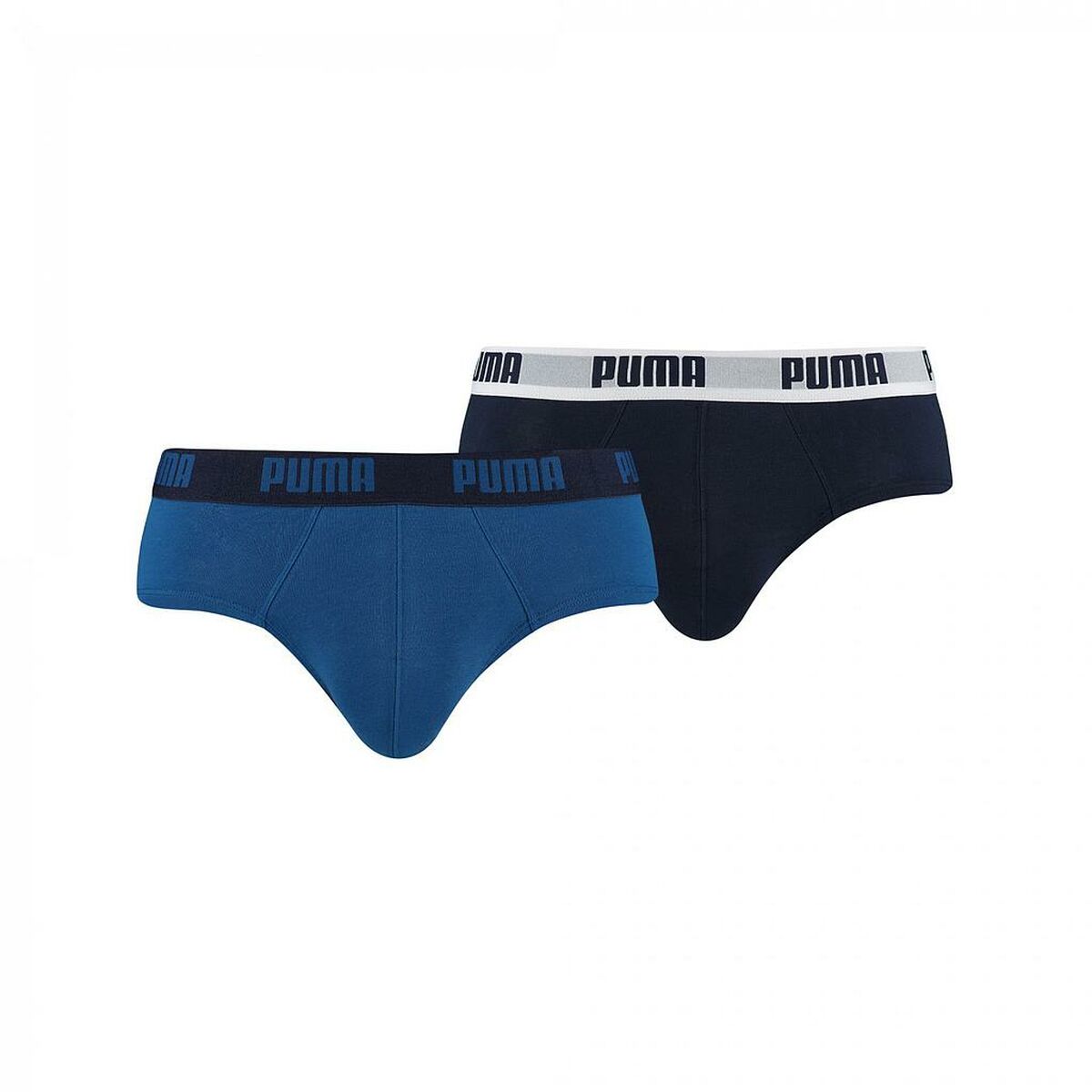 Förpackning med Kalsonger Puma Basic Blå 2 Delar - 2