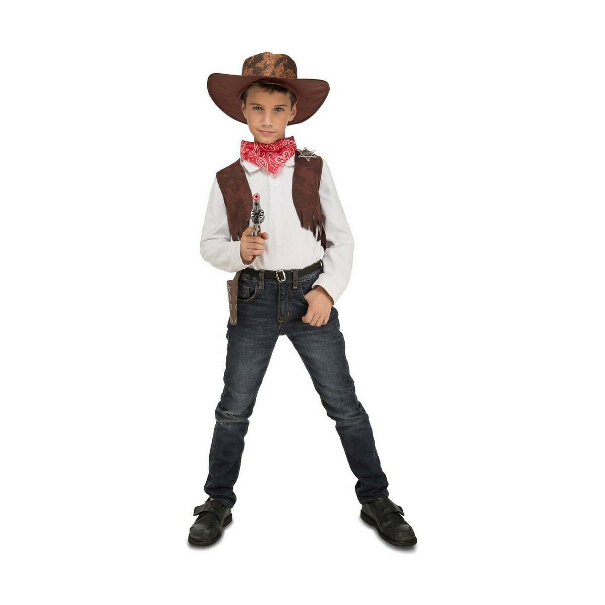 Maskeraddräkt för barn My Other Me Cowboy (6 Delar) - 2