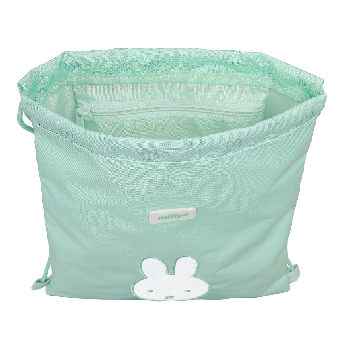 Skopåse med remmar Miffy Menta Mint 26 x 34 x 1 cm - 2