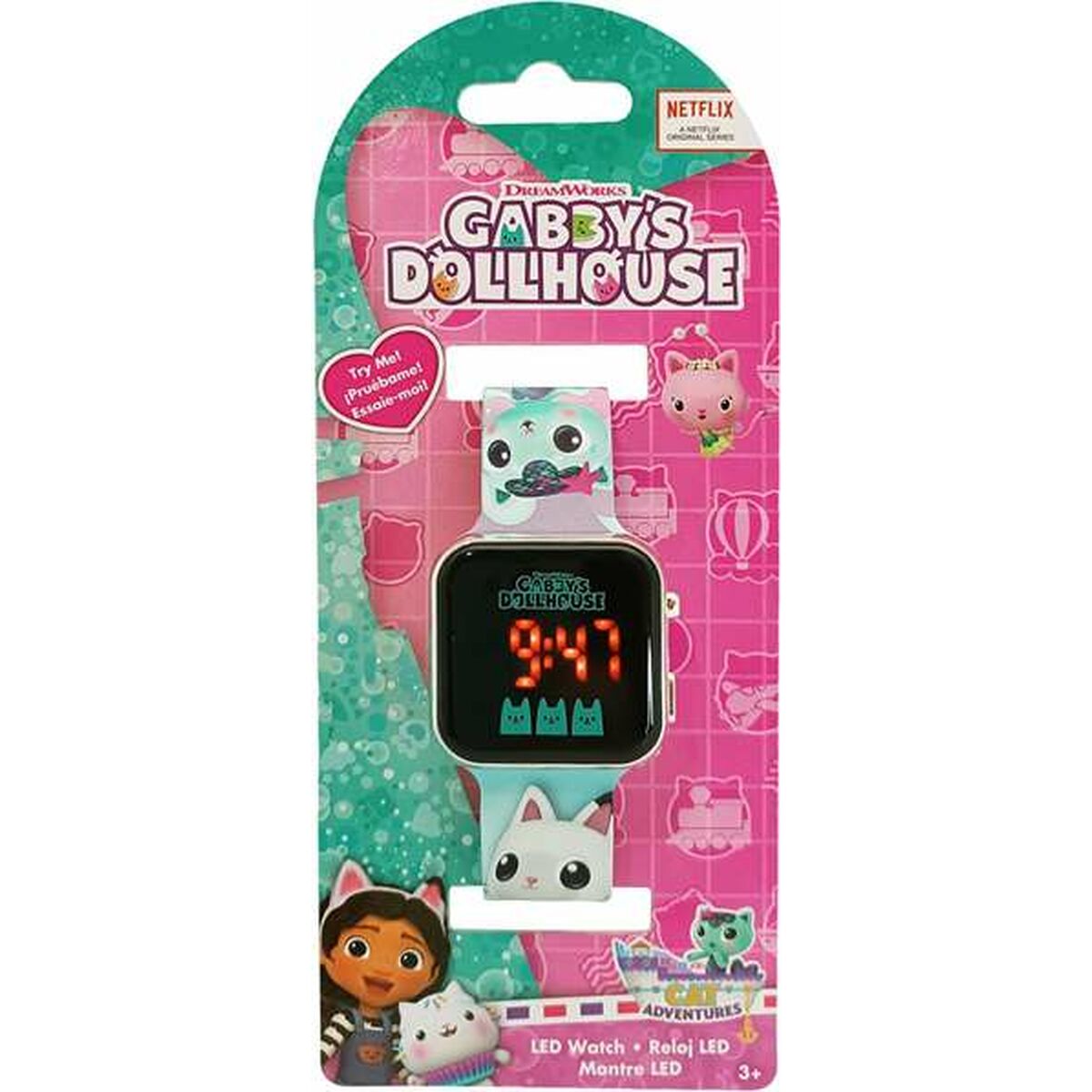Smartwatch för barn Gabby's Dollhouse Tid Kalender 18 x 7,5 x 3 cm - 2