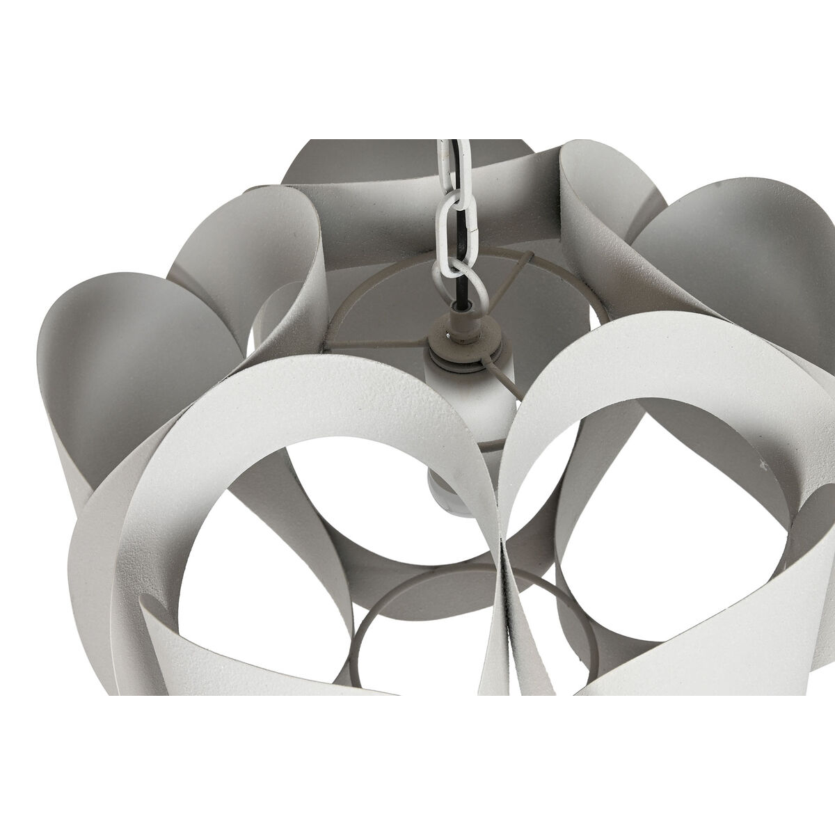Taklampa Home ESPRIT Vit Metall 50 W 42 x 42 x 36 cm - 4