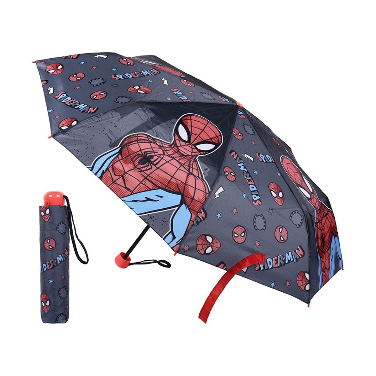 Hopfällbart paraply Spider-Man (Ø 92 cm)