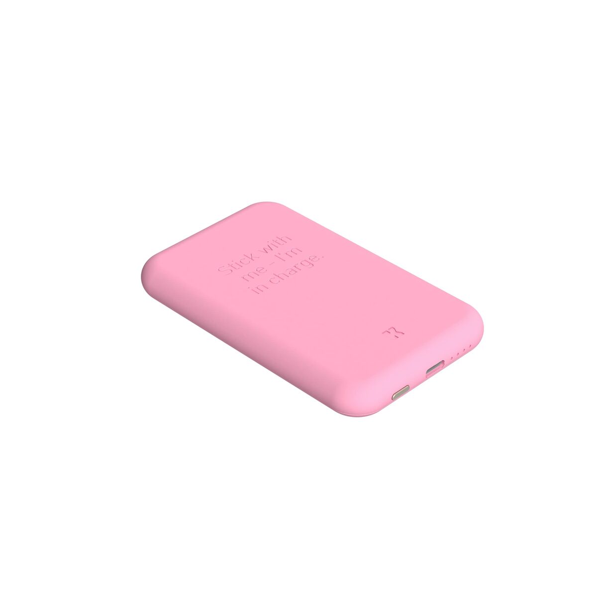 Powerbank med trådlös laddare Kreafunk Rosa 5000 mAh - 4