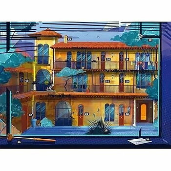 Sällskapsspel Asmodee Crime Zoom Fenêtre sur Crimes (FR)