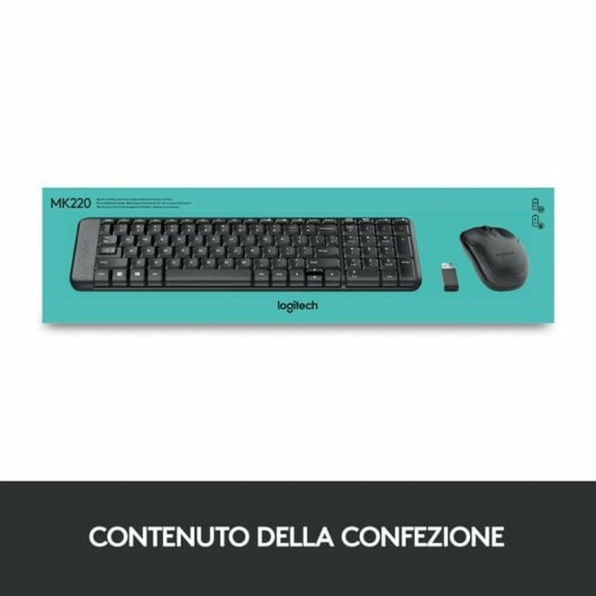Tangentbord Logitech 920-003721 Svart QWERTY - 7