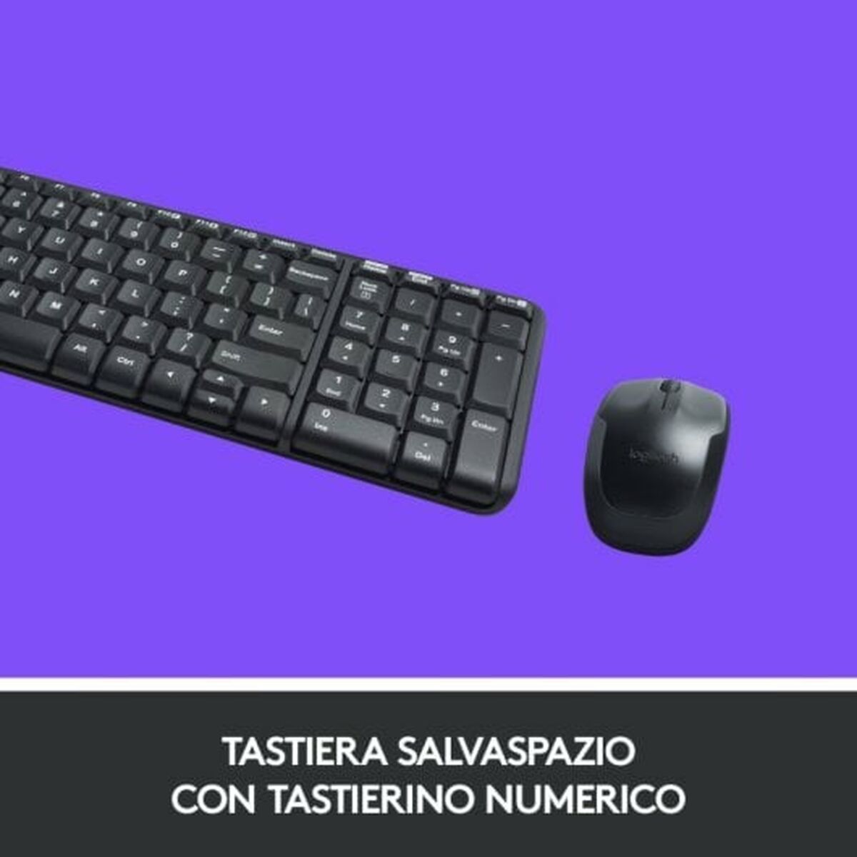 Tangentbord Logitech 920-003721 Svart QWERTY - 3