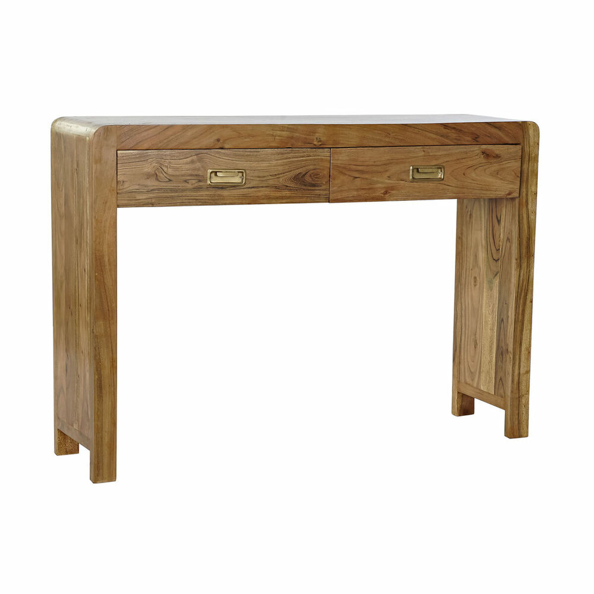 Konsol DKD Home Decor Naturell Akaciaträ 110 x 27 x 76 cm