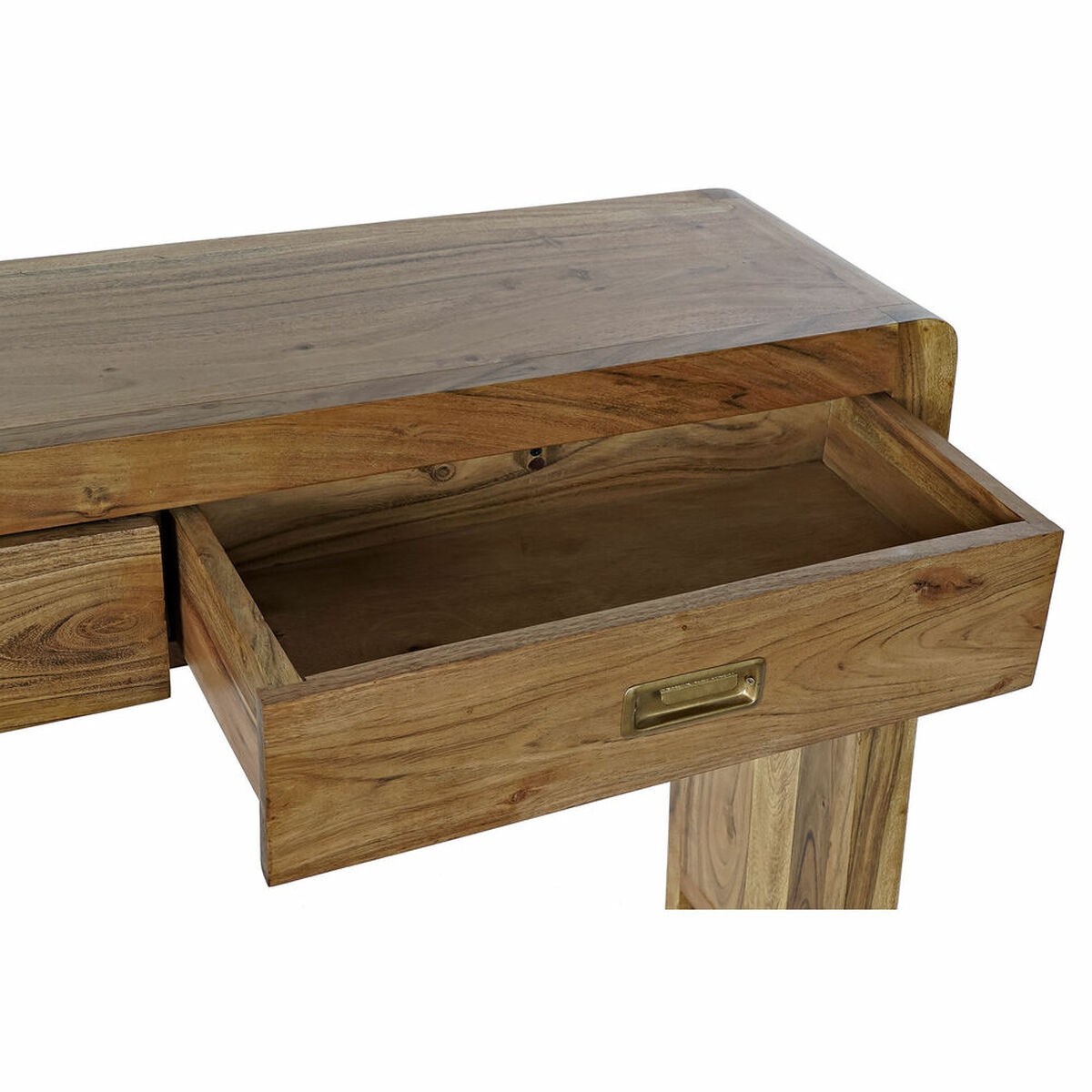 Konsol DKD Home Decor Naturell Akaciaträ 110 x 27 x 76 cm - 3