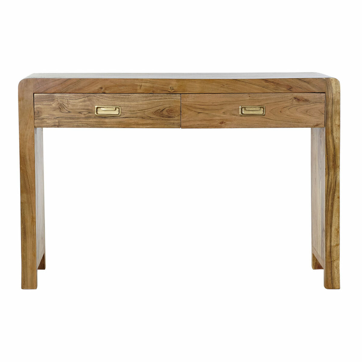 Konsol DKD Home Decor Naturell Akaciaträ 110 x 27 x 76 cm - 2