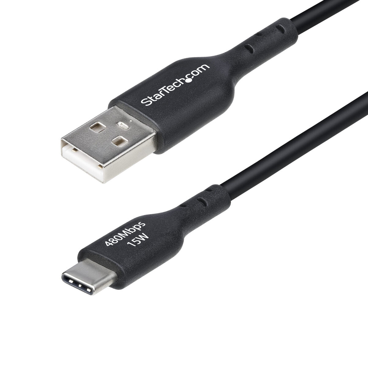 USB-kabel Startech USB2AC1MNC Svart 1 m