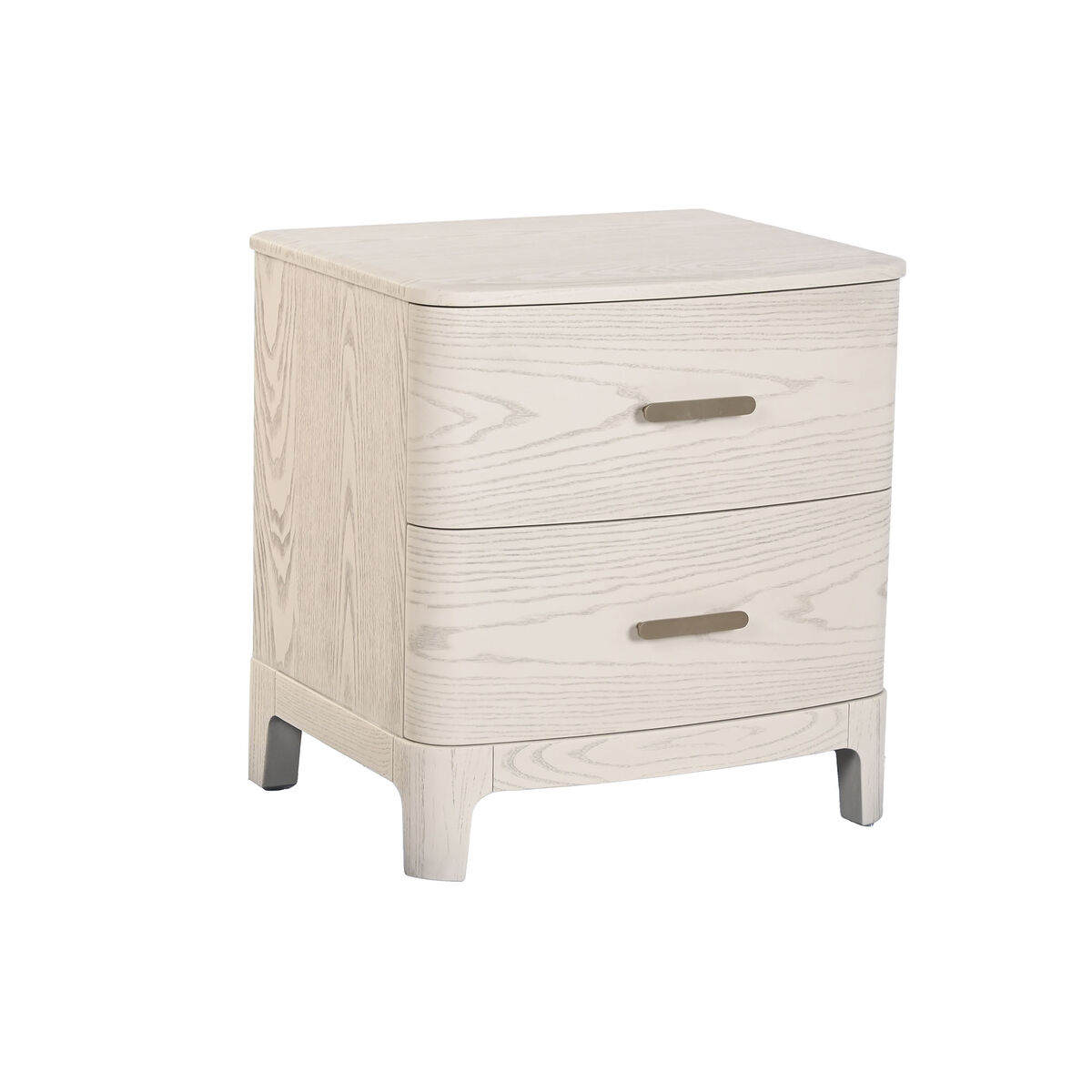 Nattduksbord Home ESPRIT Ljusgrå 53 x 42 x 56,2 cm