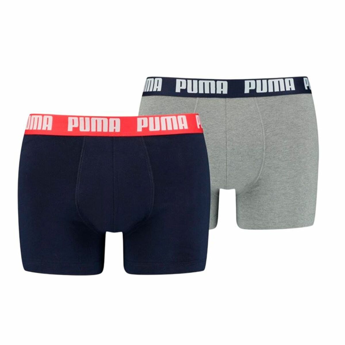 Förpackning med Kalsonger Puma Basic Grå Boxer 2 Delar