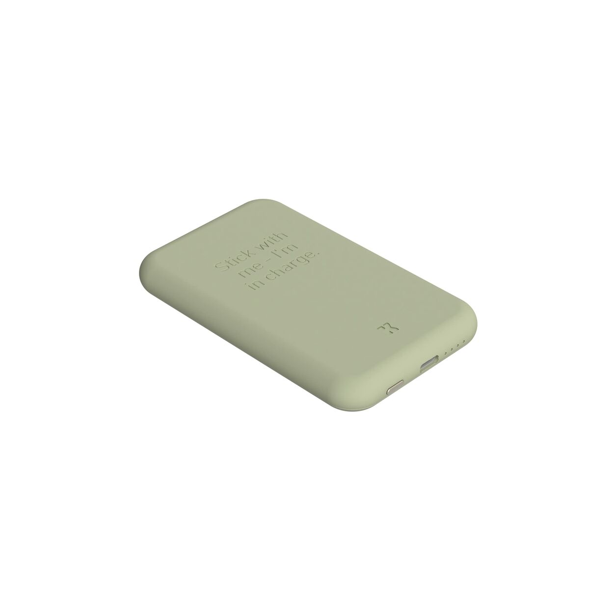 Powerbank med trådlös laddare Kreafunk Oliv 5000 mAh - 4