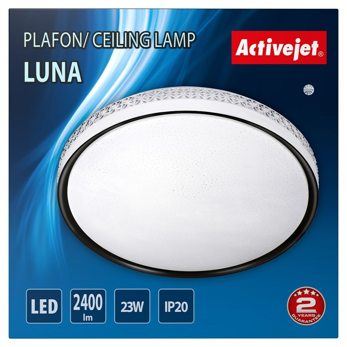 Taklampa Activejet Plafón LED Activejet AJE-LUNA Vit 23 W - 3