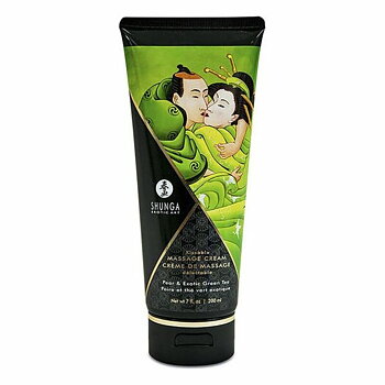 Massagekräm Shunga 200 ml Grönt te Päron