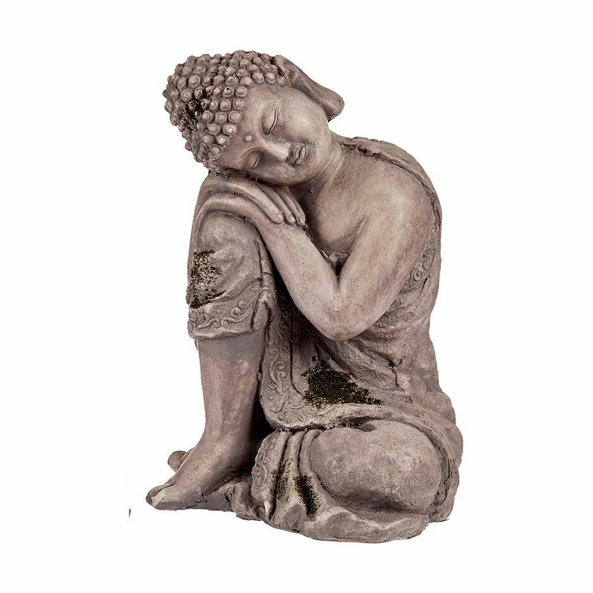 Dekorativ Trädgårdsfigur Ibergarden CC20447 Polyresin Buddha 23 x 34 x 28 cm (2 antal) - 2