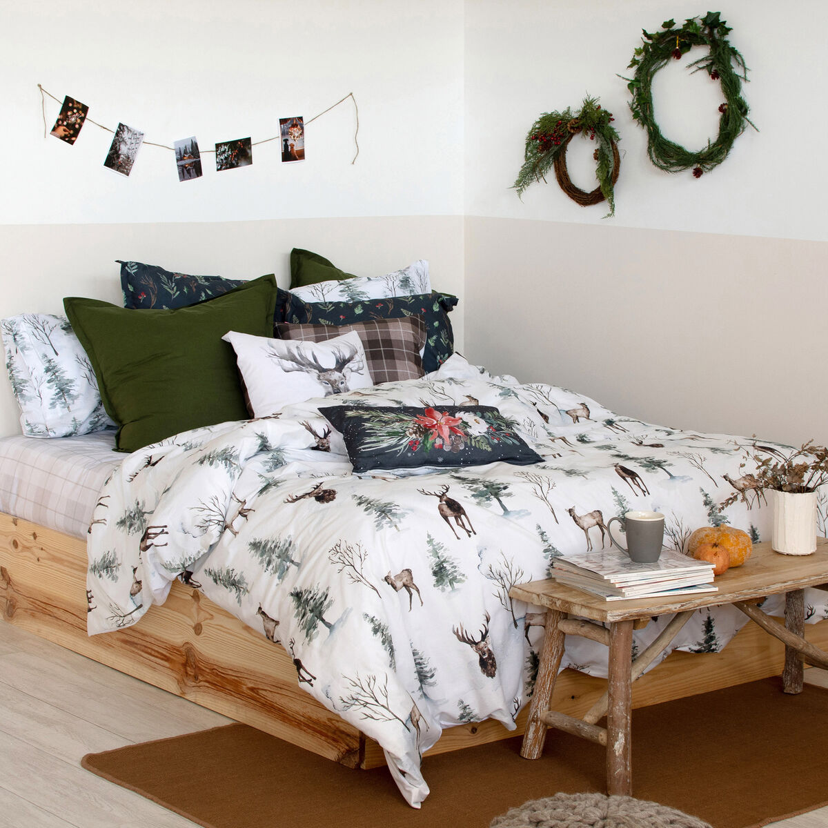 Påslakan HappyFriday Mystical winter Multicolour 240 x 220 cm - 3