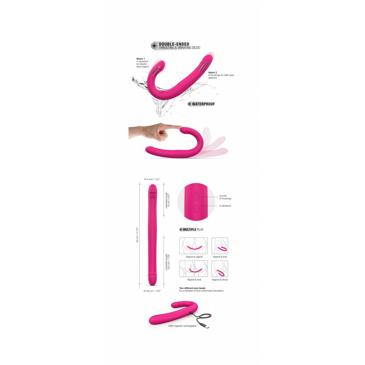 Vibrator Dorcel DOR216 Rosa - 5