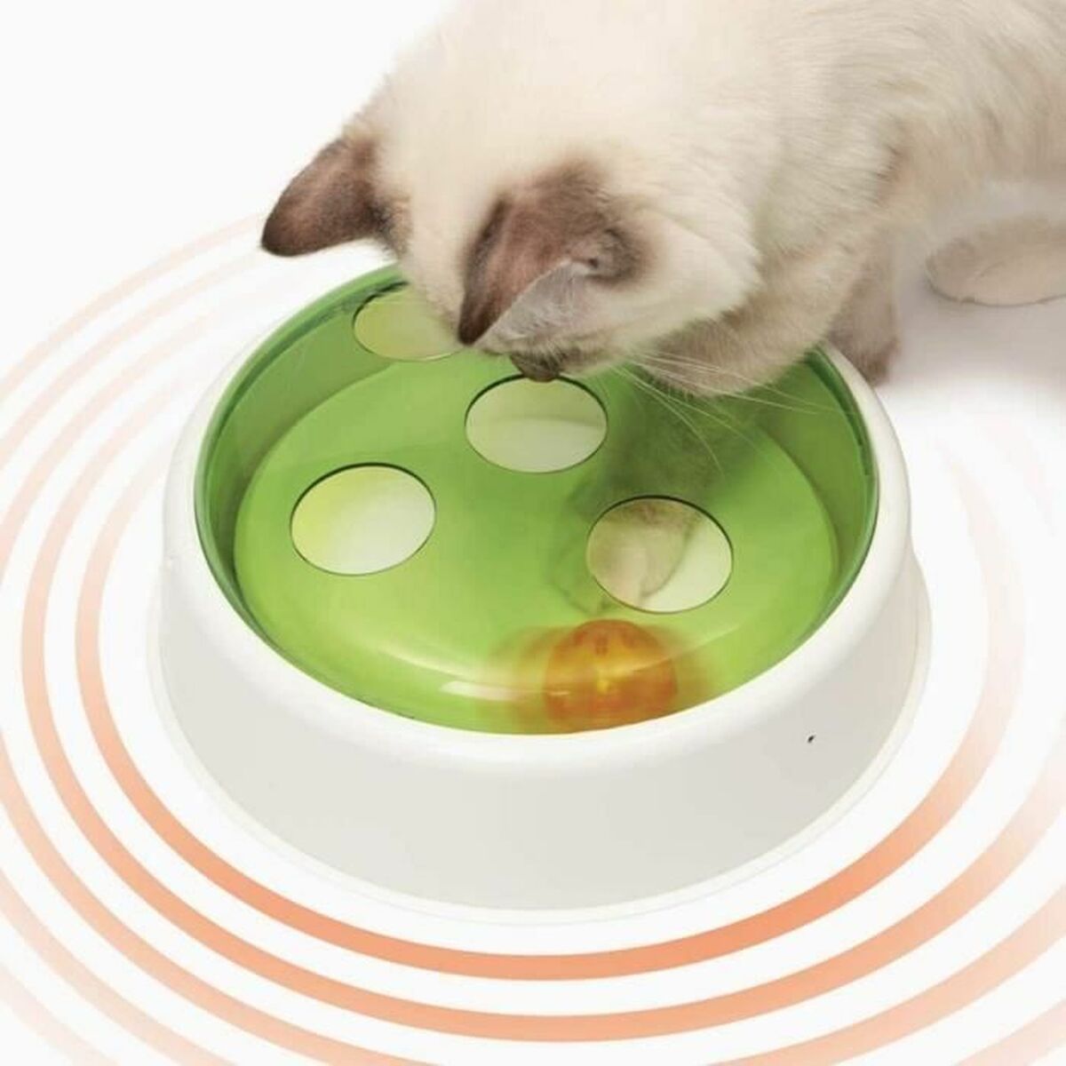 Kattleksaken Catit Senses 2.0 Ball Dome Grön 24 x 24 x 8 cm - 2