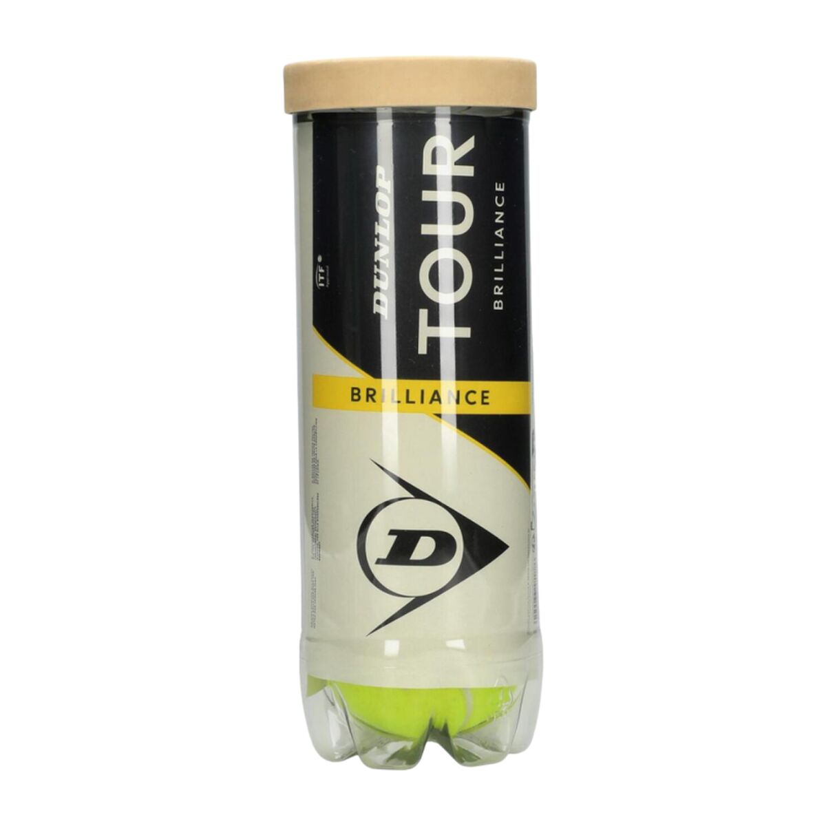 Tennisbollar Dunlop D TB TOUR BRILLANCE 3 PET 601620 Gul