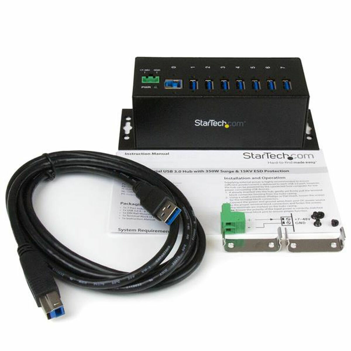 USB-HUB Startech ST7300USBME Svart - 2