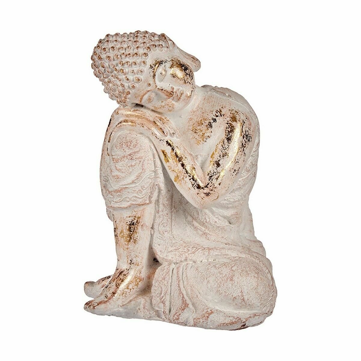 Dekorativ Trädgårdsfigur Ibergarden Polyresin Buddha 23 x 33 x 26 cm (2 antal) - 2