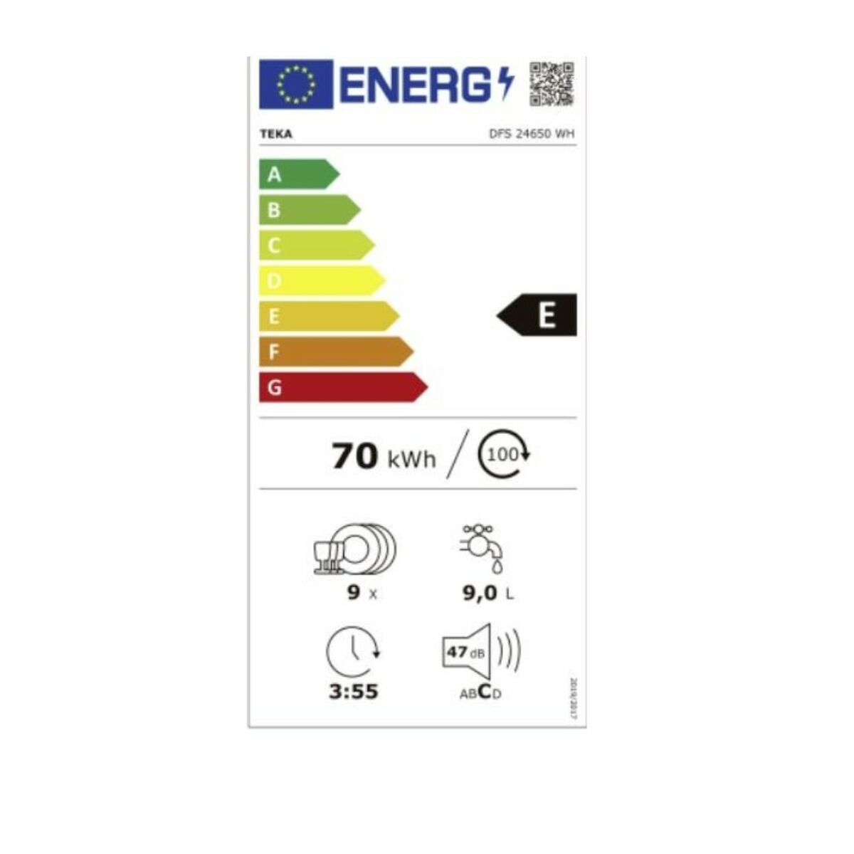 Diskmaskin Teka DFS 24650 Vit 45 cm (45 cm) - 7