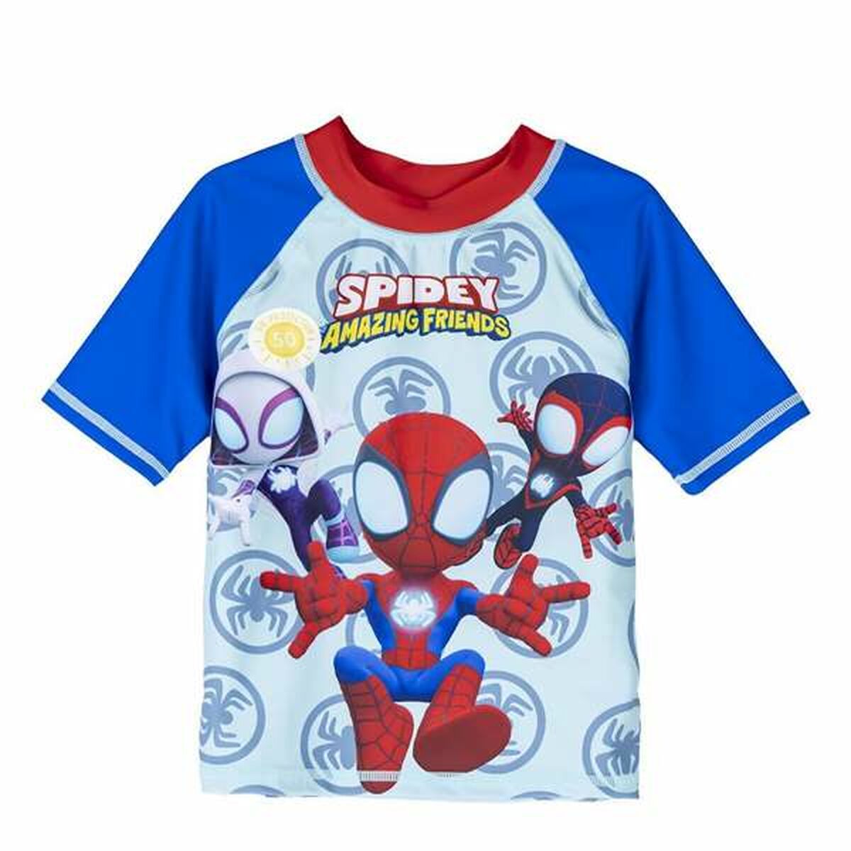 Badtröja Spider-Man Blå