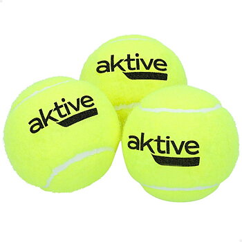 Padelbollar Aktive 3 Delar Gul 6 antal