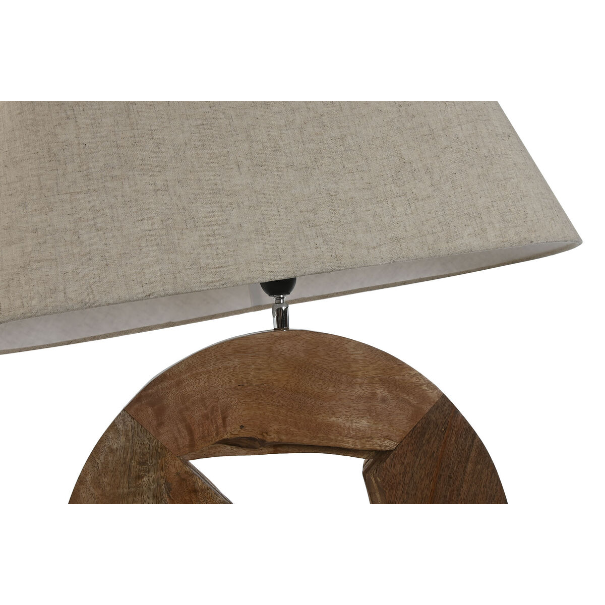 Bordslampa Home ESPRIT Beige Naturell Mangoträ 50 W 220 V 60 x 20 x 75 cm - 2