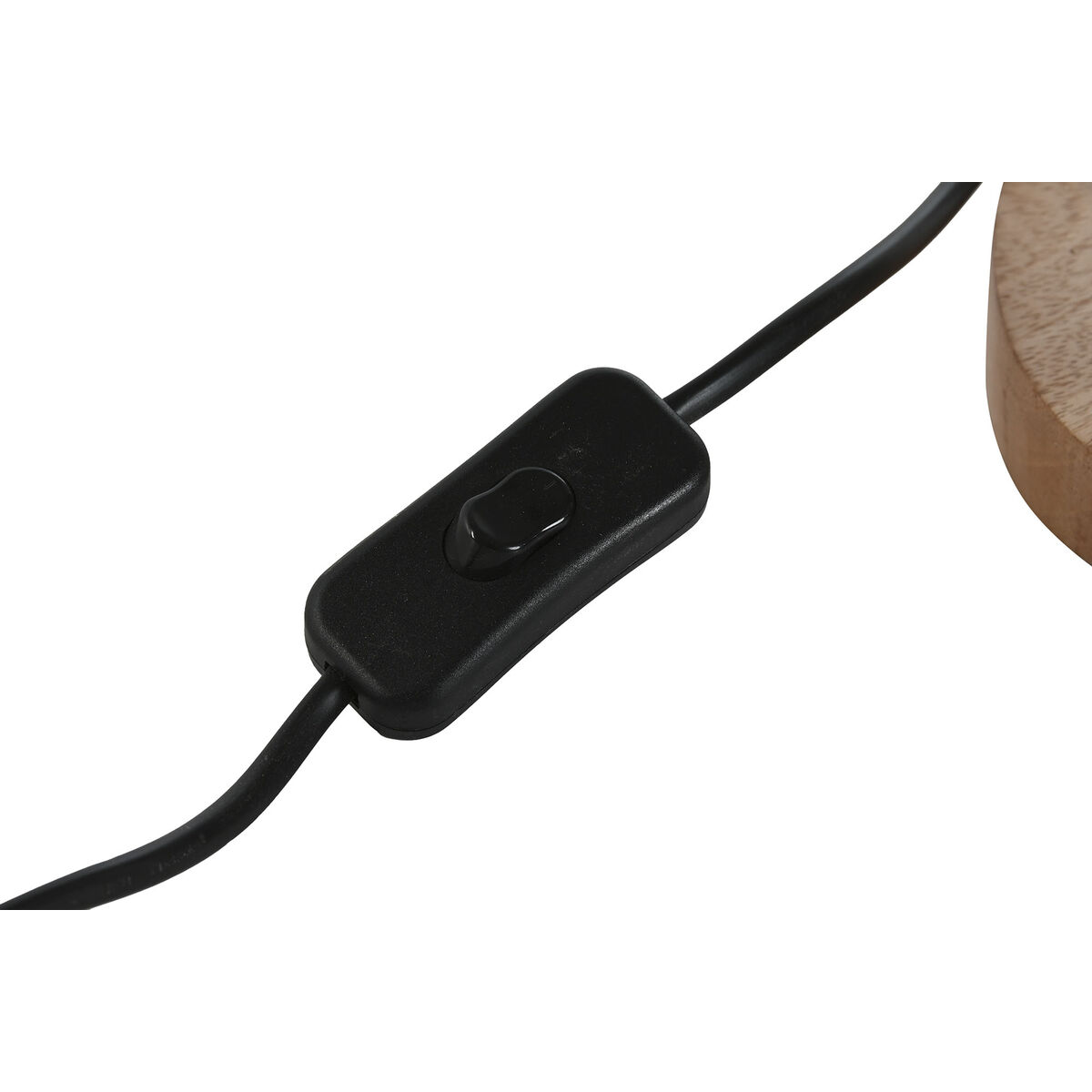 Bordslampa Home ESPRIT Beige Naturell Mangoträ 50 W 220 V 60 x 20 x 75 cm - 4