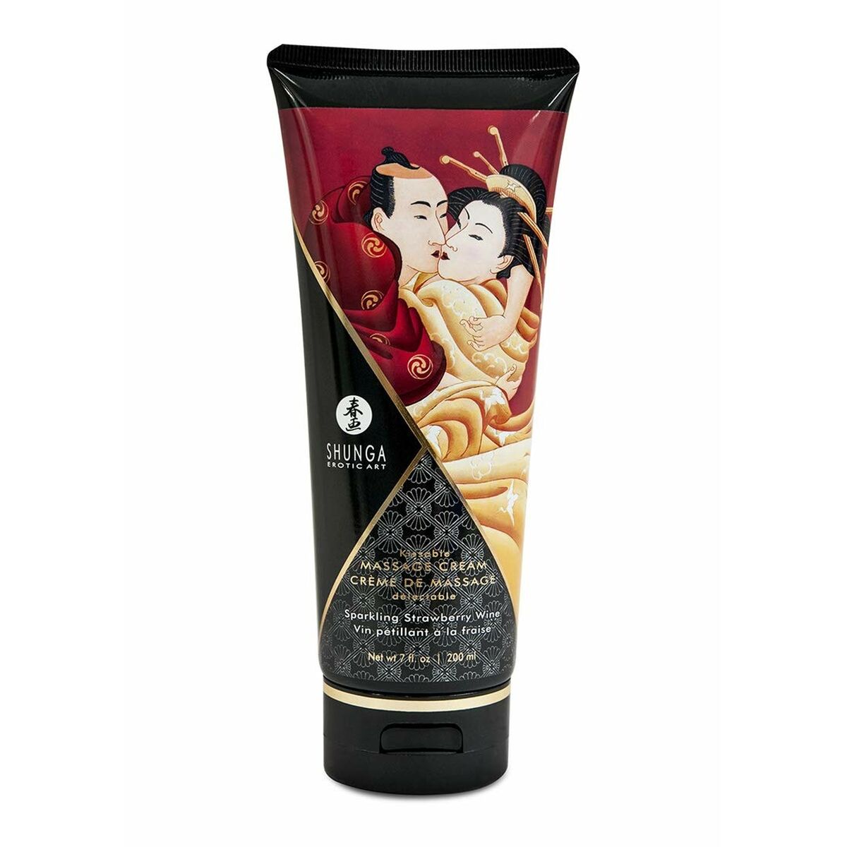 Massagekräm Shunga 200 ml Jordgubbe - 3