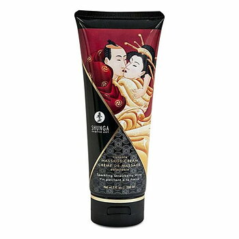 Massagekräm Shunga 200 ml Jordgubbe