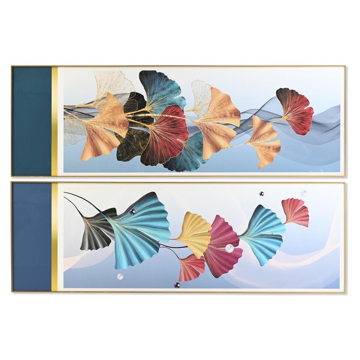 Tavla DKD Home Decor Aluminium Trä MDF 180 x 3 x 60 cm - 3