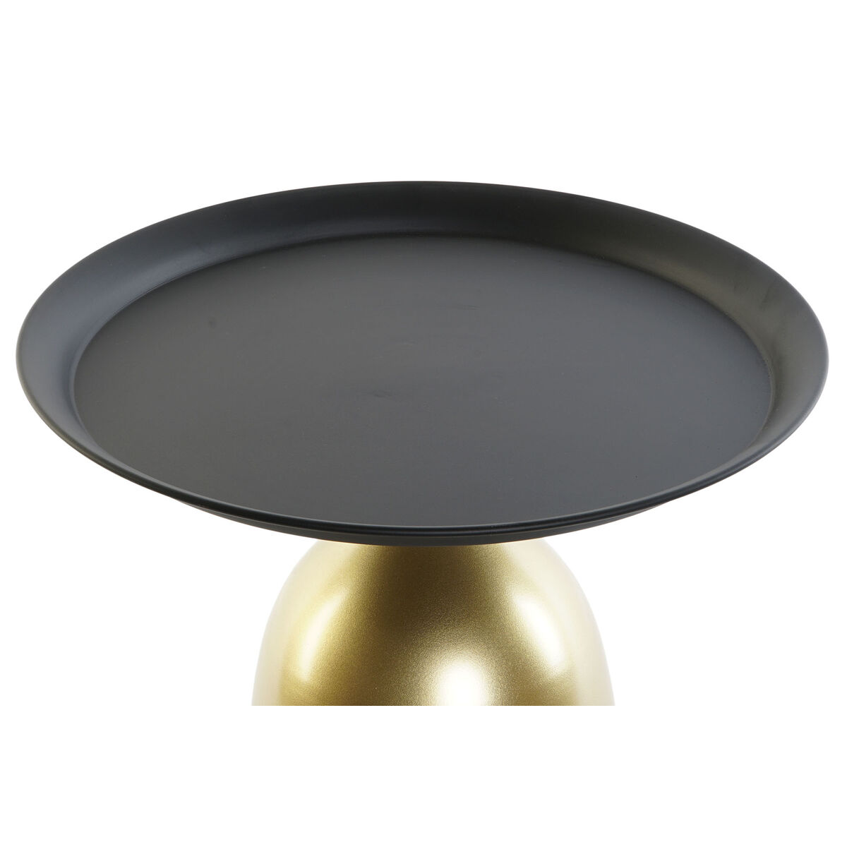 Sidobord DKD Home Decor Svart Gyllene Metall 50 x 50 x 43,5 cm - 2
