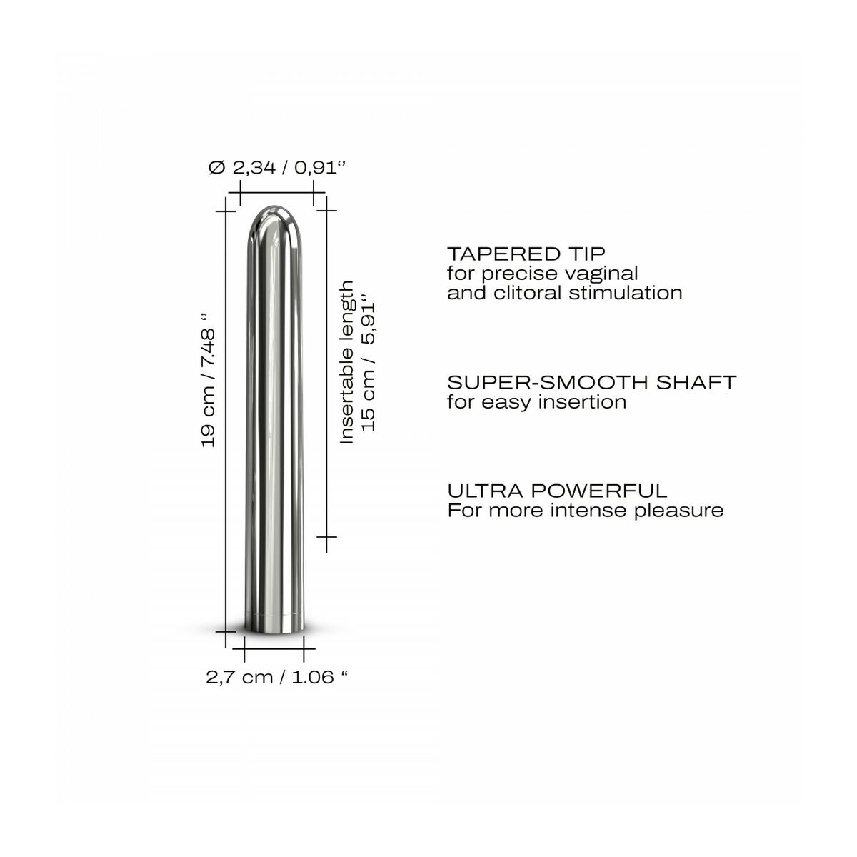 Vibrator Dorcel Silvrig - 6
