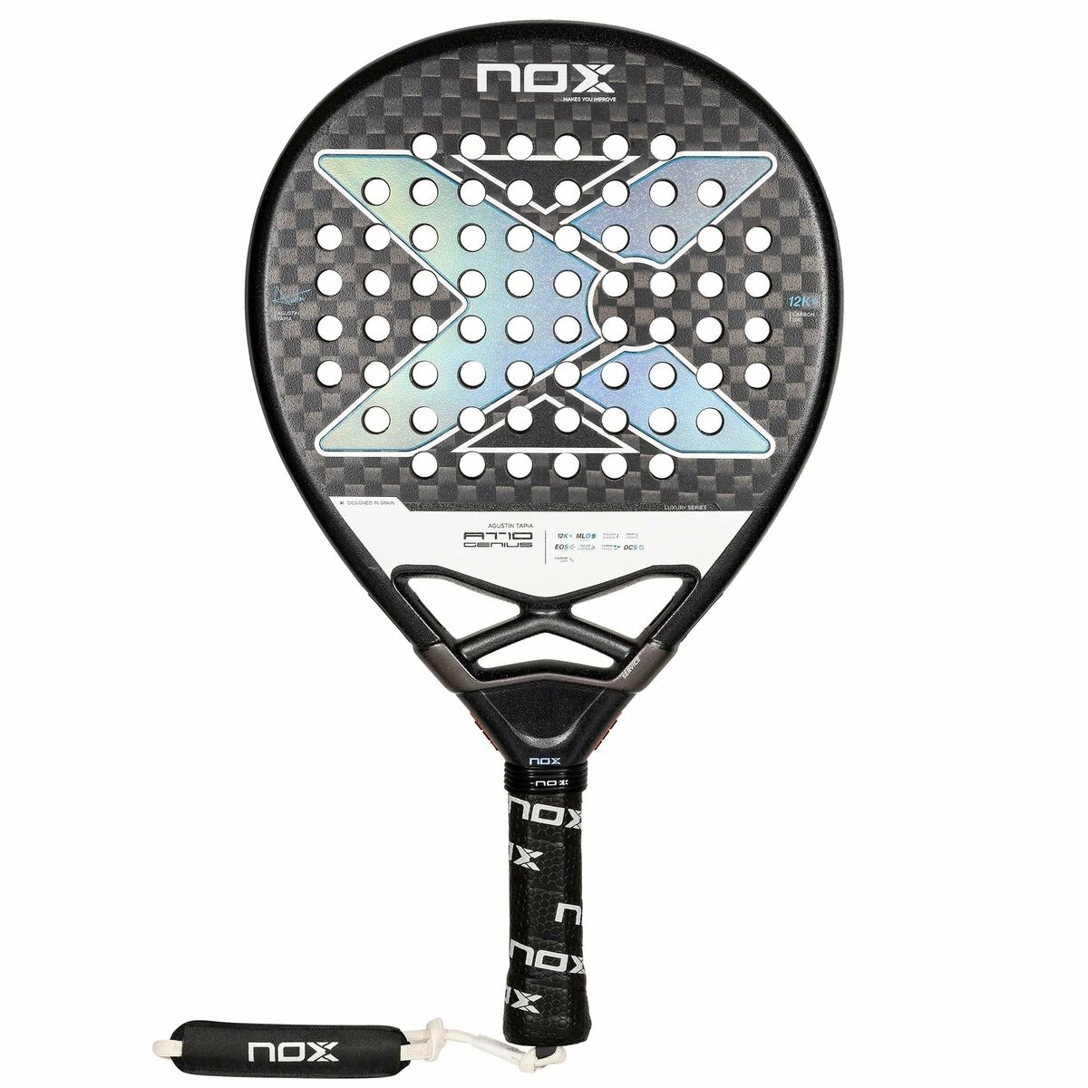 Padelracket Nox AT10 Luxury Genius 12K 2024 Agustín Tapia