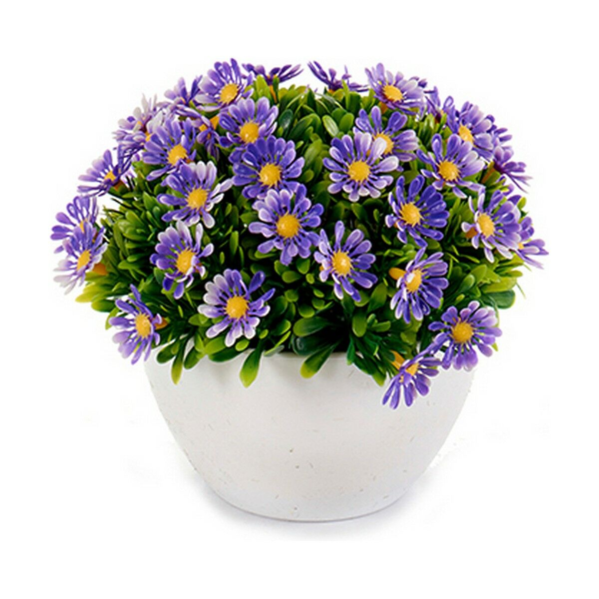 Dekorativ växt Ibergarden Plast Marguerite 14 x 13 x 14 cm (12 antal) - 2